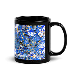 Monotif 04 - Bedirhan Ugur - Black glossy mug