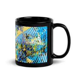 Monotif 08 - Bedirhan Ugur - Black glossy mug
