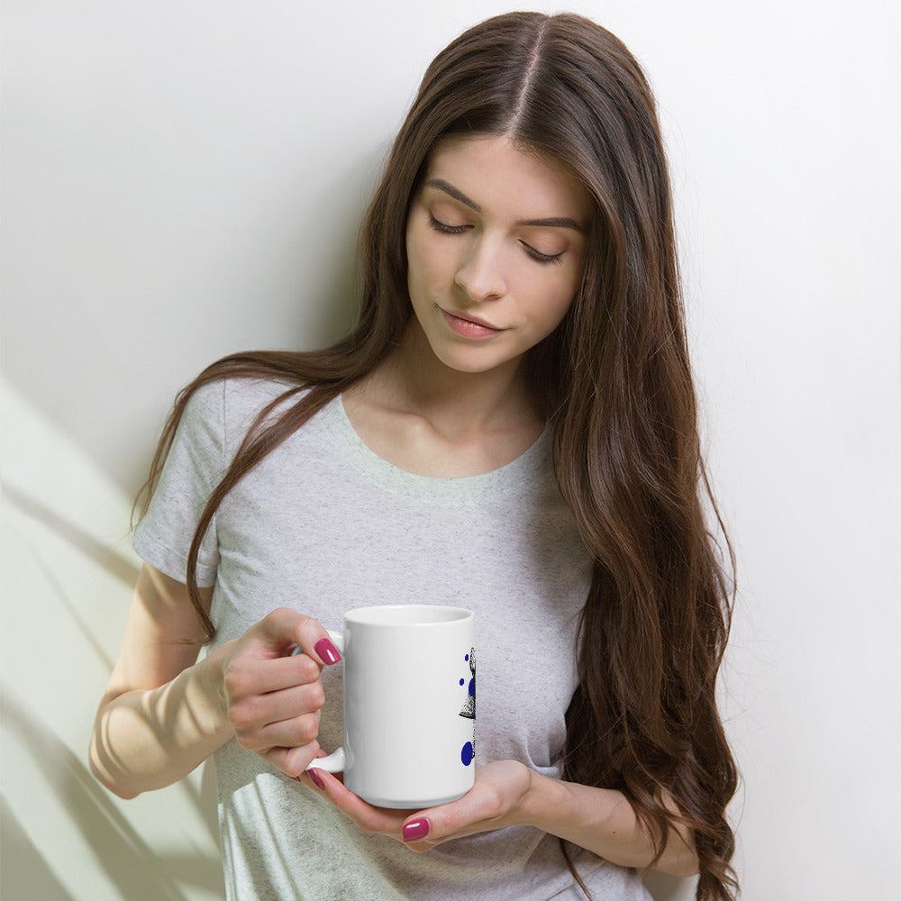 spottedBezier · piti2048 — White glossy mug